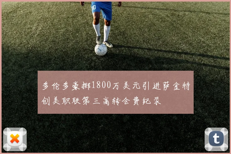 多伦多豪掷1800万美元引进萨金特创美职联第三高转会费纪录